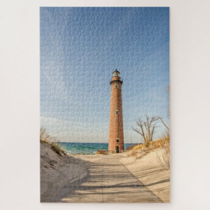 Little Sable Point Lighthouse am Lake Michigan Puzzle