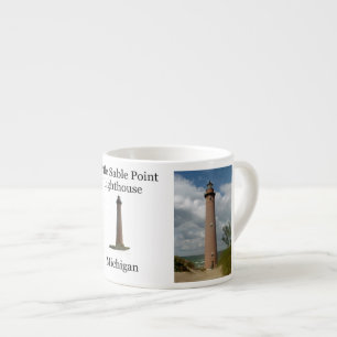 Little Sable Point Lighthouse Espresso Tasse