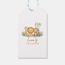 Little Safari-Abenteuer Baby Shower Etiketten