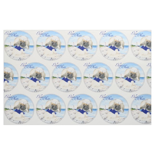 Little Sailor Pekingese Stoff (Fat Quarter (45,7 x 55,9 cm))