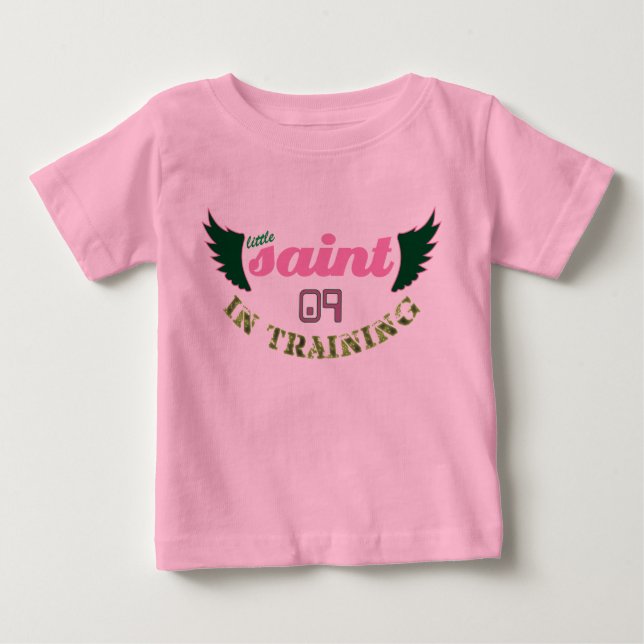 Little Saint in Training '09 Baby T-shirt (Vorderseite)