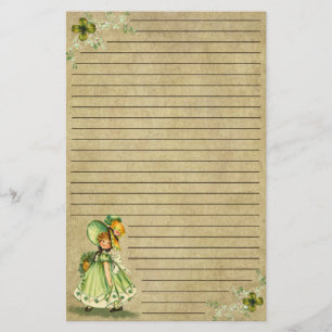 Little Saint Patty's Day Girl - Stationery Briefpapier