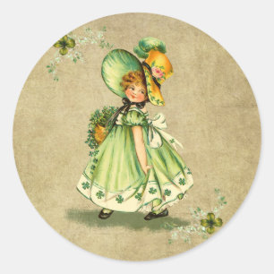 Little Saint Patty's Day Girl- Sticker