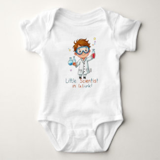 Little Scientist at Work” Cute Kids Science Baby Strampler