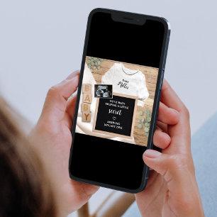 Little Secret Sonogram Ultrasound Foto Schwangersc Ankündigung