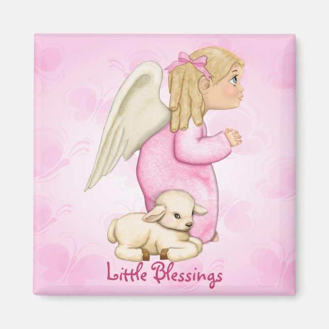 Little Sessings Angel Girl Magnet (Vorne)
