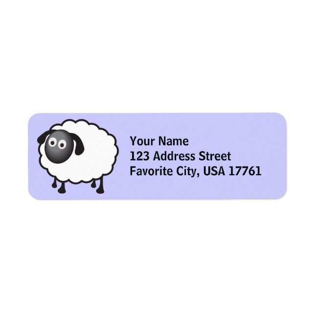 Little Sheep Address Labels (Vorne)