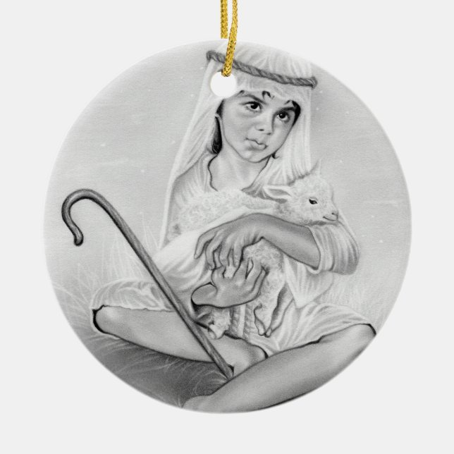 Little Shepherd Boy Christmas Ornament (Vorne)