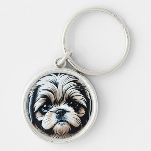 Little Shih Tzu Puppy-Schlüsselanhänger Schlüsselanhänger