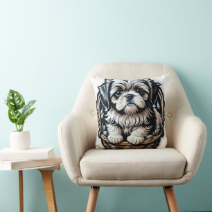 Little Shih Tzu Throw Kissen