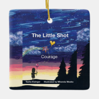 Little Shot Courage Buchcover Keramik-Ornament Keramikornament