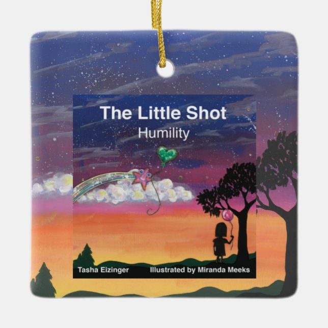 Little Shot Humility Book Cover Ceramic Ornament (Vorderseite)