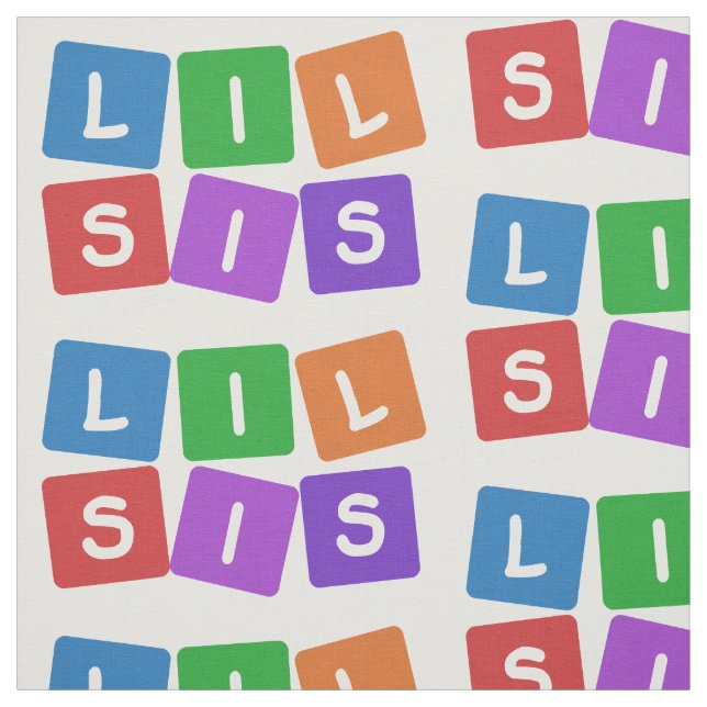 Little Sis Custom Tuch Stoff (Muster)