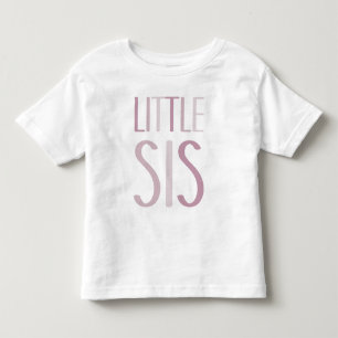 Little Sis mit rosa Text Sister Girls Sibling Kleinkind T-shirt