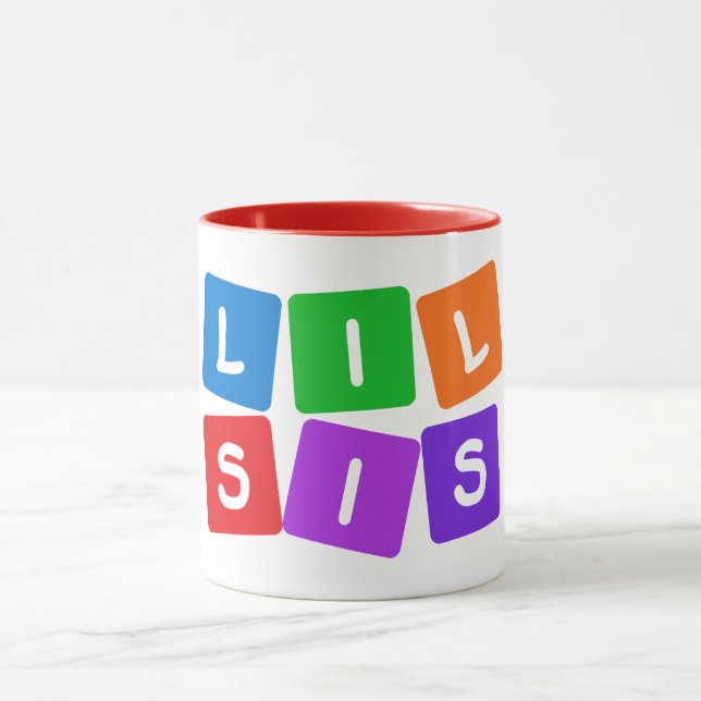 Little Sis Tasse - wählen Sie Stil & Farbe (Zentrum)