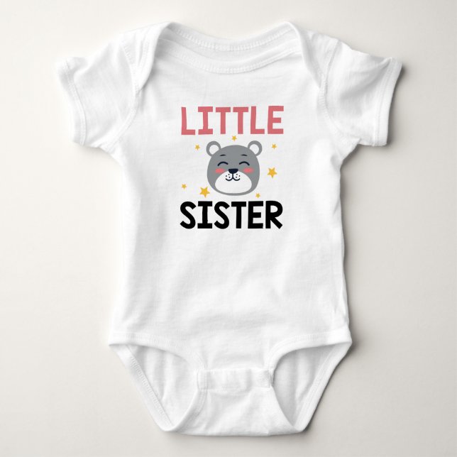 Little Sister Baby Strampler (Vorderseite)