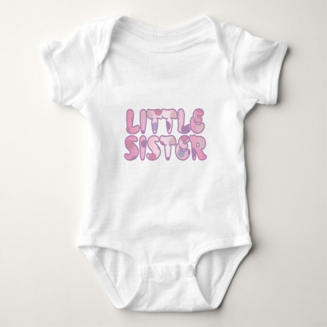 Little Sister Baby Strampler (Vorderseite)