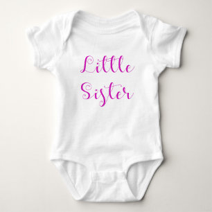 Little Sister Bodysuit Baby Strampler