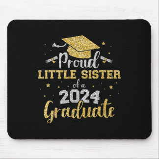 Little Sister Cl von 2024 Graduate Senior Graduati Mousepad