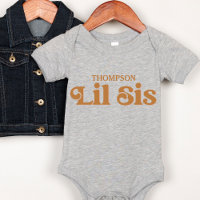 Little Sister Custom Boho Rainbow Pregnancy Reveal
