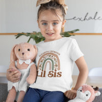 Little Sister Custom Boho Rainbow Pregnancy Reveal