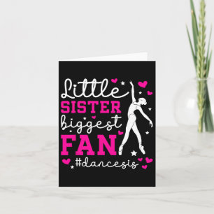 Little Sister Dance Sis Dance Schwester eines Tänz Karte