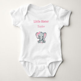 Little Sister Elephant Ein-Stück-T - Shirt