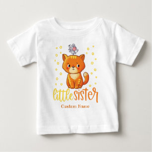 Little Sister Individuelle Name Baby T-shirt