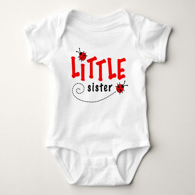 Little Sister Ladybug T - Shirt (Vorderseite)