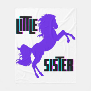 Little Sister Lila Pony Fleecedecke