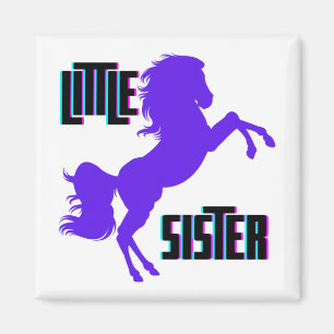 Little Sister Lila Pony Magnet