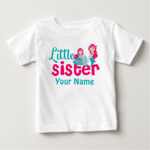 Little Sister Mermaid Personalisiertes Shirt