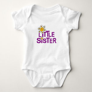 Little Sister Niedliche Blume Baby Strampler