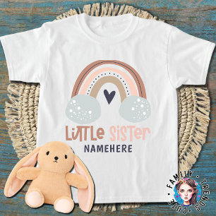 Little Sister Rainbow T-Shirt