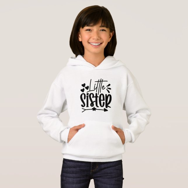 Little Sister - Sister Hoodie (Vorne ganz)