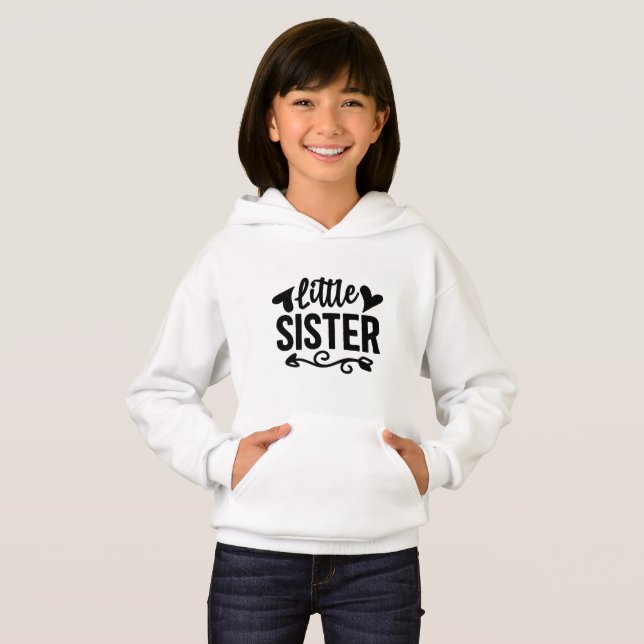 Little Sister - Sister Hoodie (Vorne ganz)