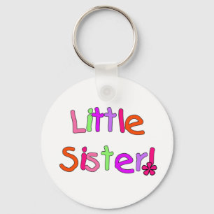 Little Sister T - Shirt und Geschenke Schlüsselanhänger