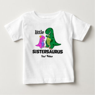 Little Sistersaurus Baby T-shirt