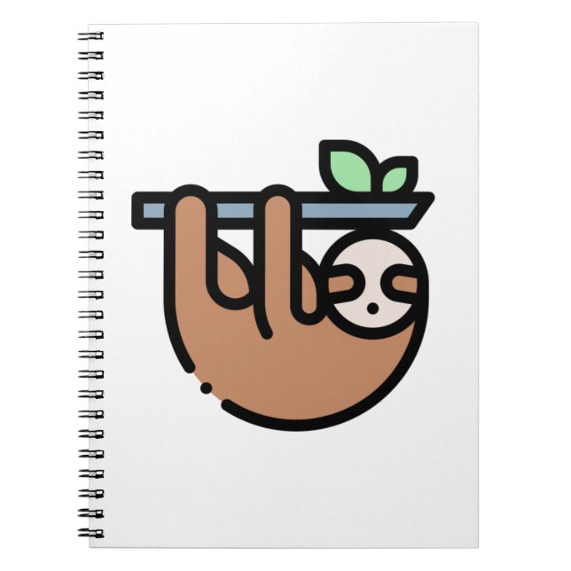 Little Sloth Notizblock (Vorderseite)