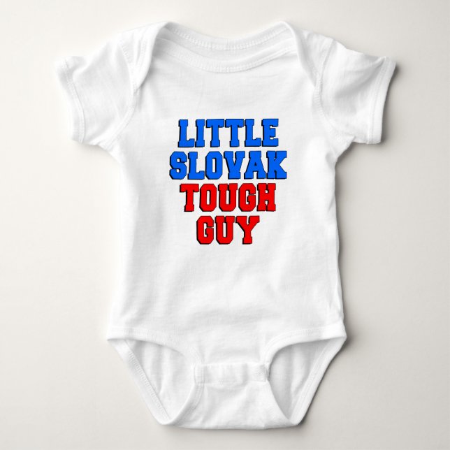Little Slovak Tough Typ Baby Strampler (Vorderseite)
