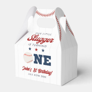 Little Slugger Baseball 1. Geburtstag Geschenkschachtel