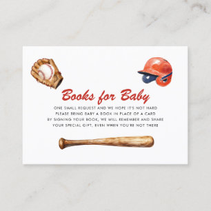 Little Slugger Bücher für Baby Shower Karte