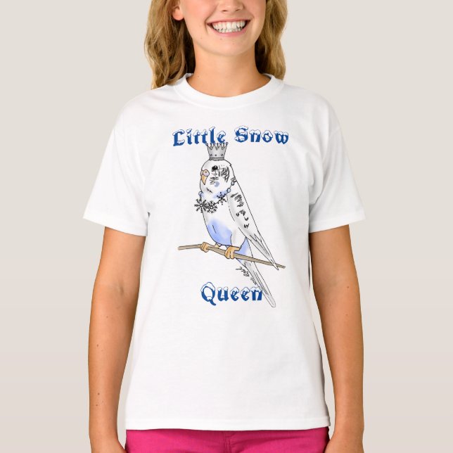 Little Snow Queen Budgie Kids T - Shirt (Vorderseite)