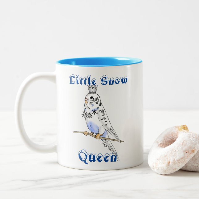 Little Snow Queen Budgie Tasse (Mit Donut)