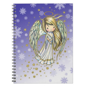 Little Snowflake Angel Girls Notebook Notizblock