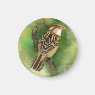Little Sparrow Magned - Green Magnet