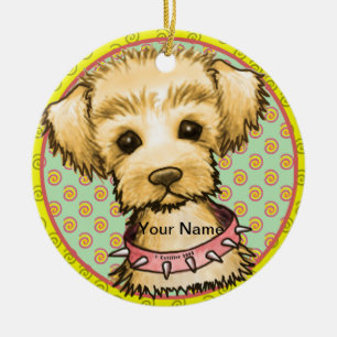 Little Spike Dog Keramik Ornament