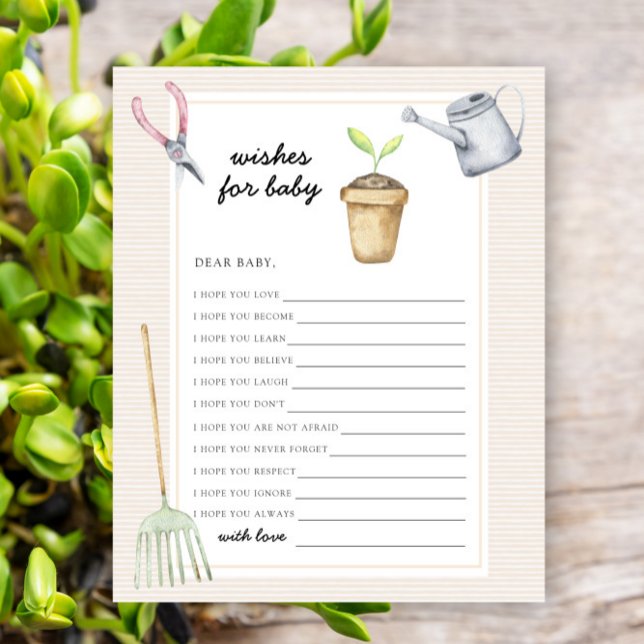 Little Sprout Baby Dusche - Wünsche für das Baby (Von Creator hochgeladen)