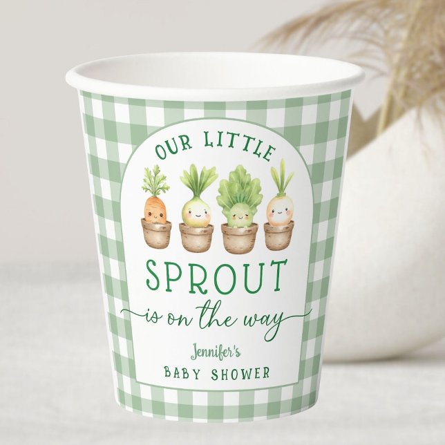 Little Sprout Baby Shower  Pappbecher (Von Creator hochgeladen)