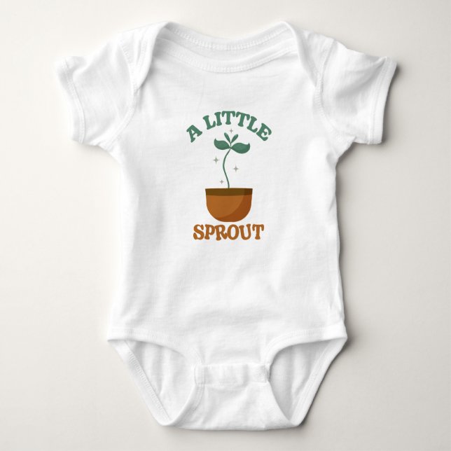 Little Sprout Baby Strampler (Vorderseite)